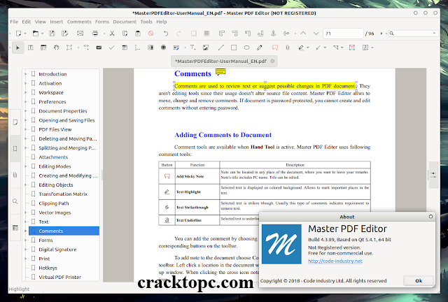 master pdf editor registration