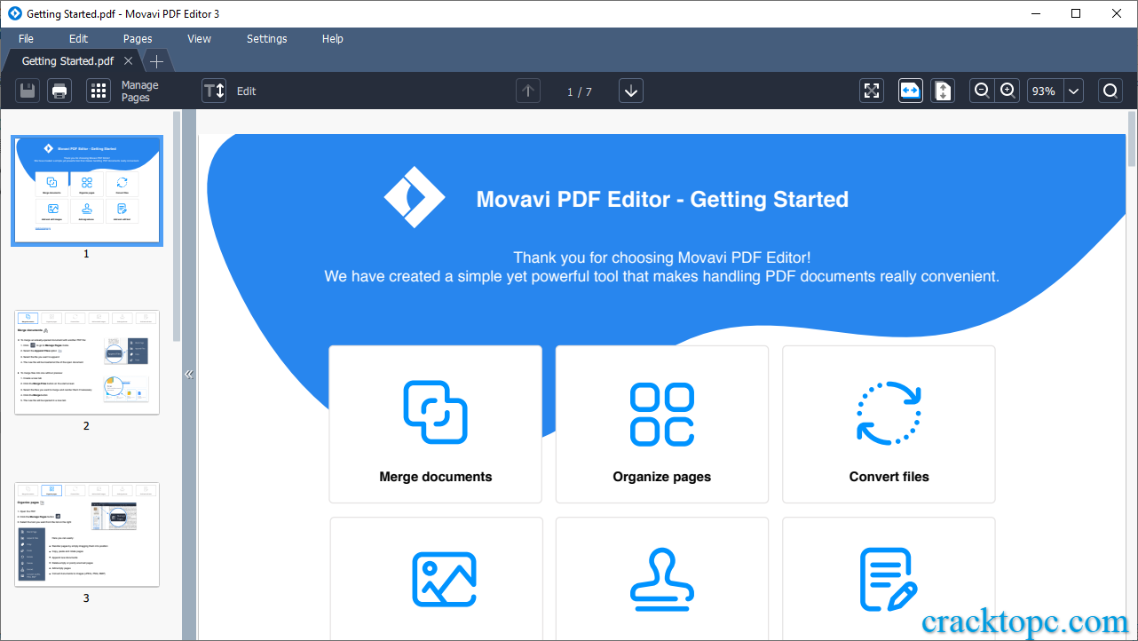 Movavi PDF Editor Free Download