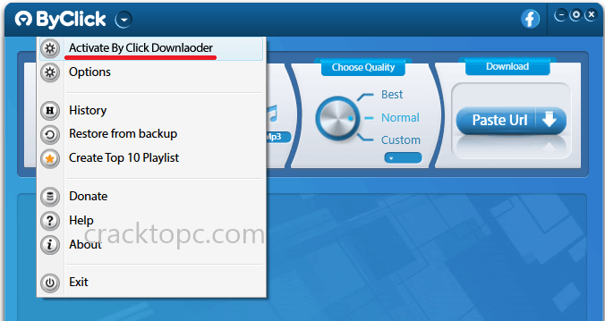 By Click Downloader activation code